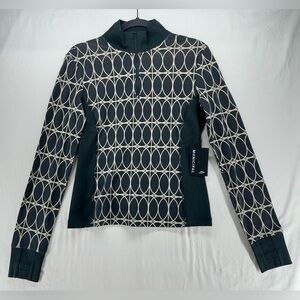 Municipal‎ Enduro 1/2 Zip Shirt Long Sleeve Golf Pickleball Geometic Womens S